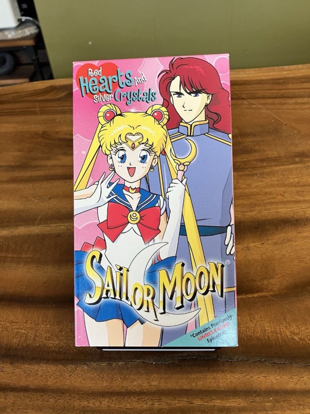 Sailor Moon: Red Hearts & Silver Crystals VHS Tape (WHITE) - Canadian Seller